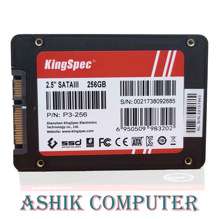 256GB SATA 2.5 KINGSPEC SSD (Solid State Drive)